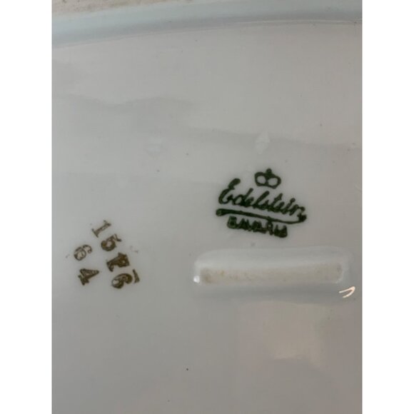VTG Edelstein Bavaria Small Porcelain Serving Dish Floral Gold P10129 - Picture 3 of 9